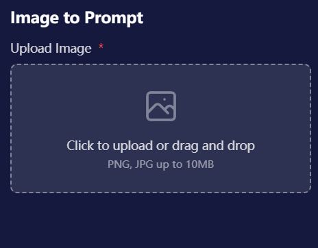 Step 2: The tool analyzes image details and creates a description