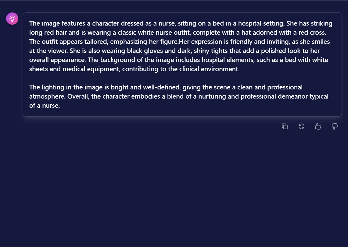 Step 3: Copy the generated description to use in creative tools