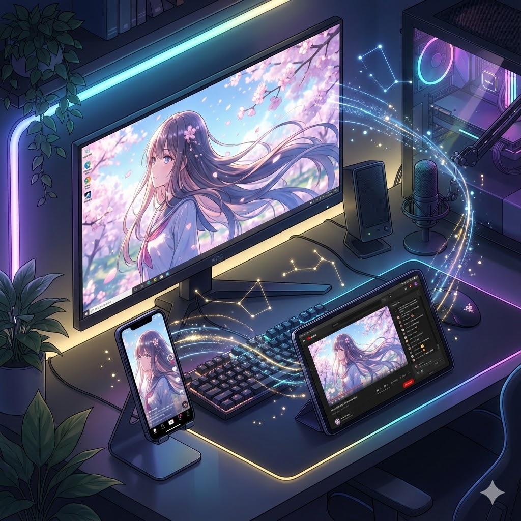 Examples of use such as moving wallpapers on PC screens and video editing software