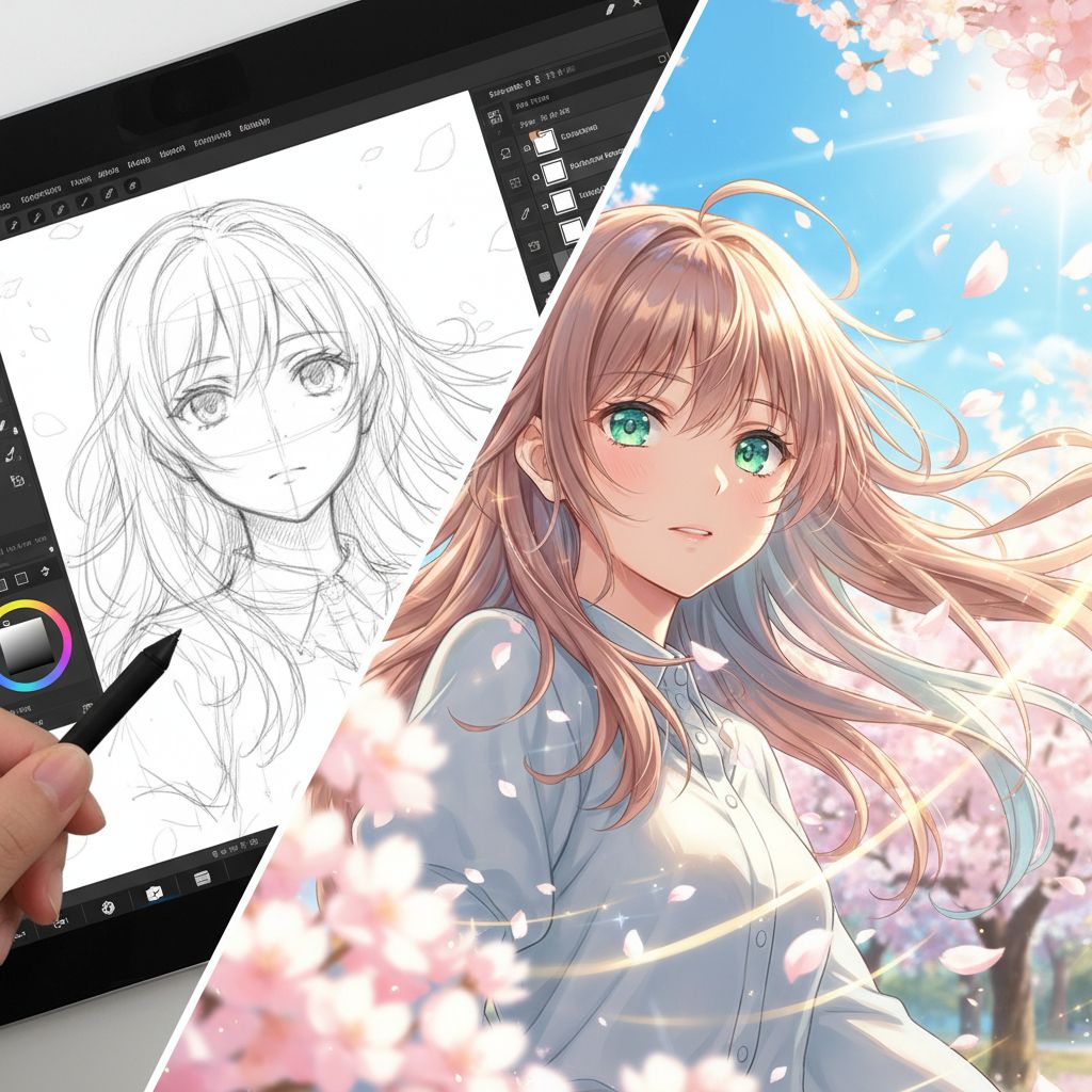 Demo showing a single character illustration coming to life with smooth AI motion