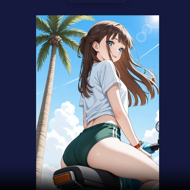 Button to download the completed animation