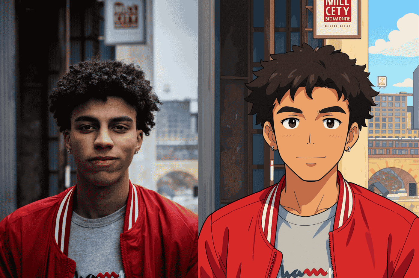 Studio-quality anime art example