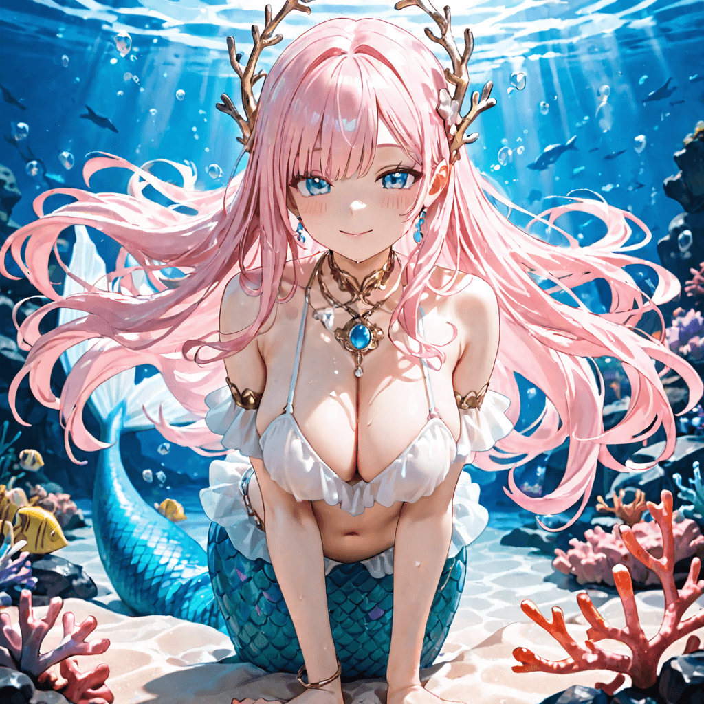 A selfie being turned into an AI Waifu Avatar