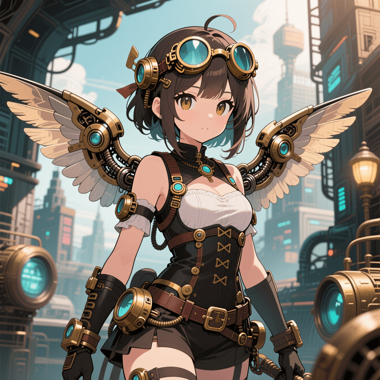 An animated AI Girlfriend