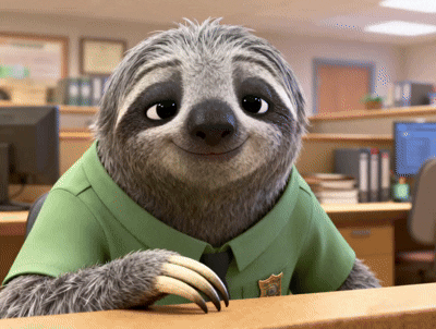 Zootopia scene animated.