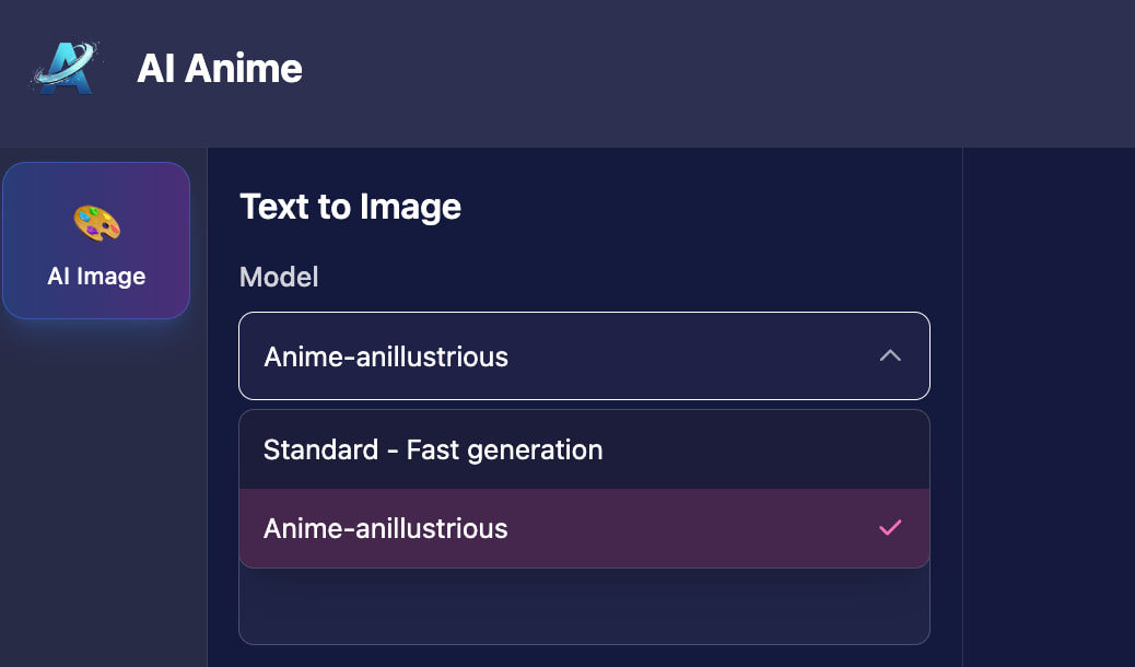 Choose a Feature - Step 1